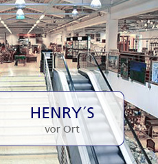 HENRY’s vor Ort mit Auktionen, Sofortverkäufen Schmuck, Uhren, Antiquitäten, Kunst ...