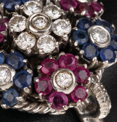 Unverbindliche Einschätzung für Schmuck mit Diamanten, Farbsteinen, Perlen ...