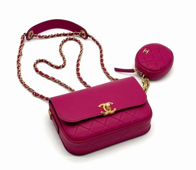CHANEL MULTI POUCH FLAP BAG VINTAGE A25 -Breite: 19 cm ...