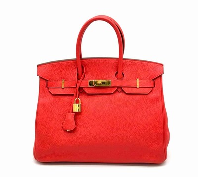 HERMÈS  Birkin 35 Taurillon Clemence