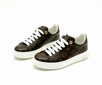 LOUIS VUITTON FRONTROW SNEAKER VINTAGE N25 -Glänzendes Monogram Canvas ...