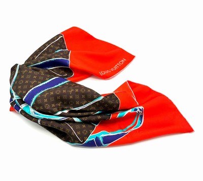 LOUIS VUITTON SEIDEN- TUCH VINTAGE N25 -Breite: 65 cm ...