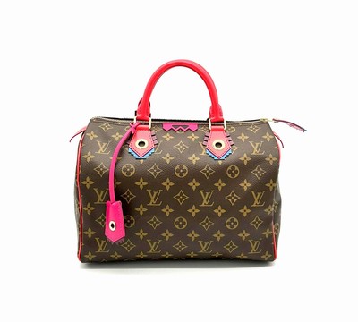 LOUIS VUITTON  Speedy 30 Totem Flamingo