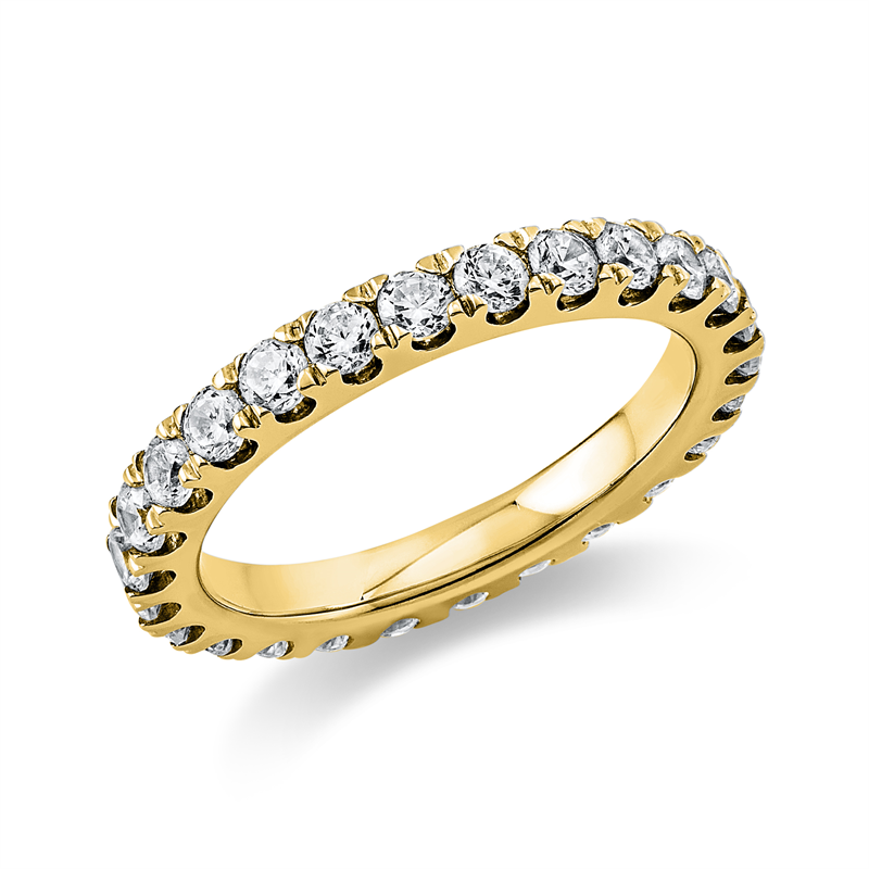 Image 90000077 - Ring 18 kt GG, 25 Brillanten 1,42 ct, TW-si, Weite:51 =*=*= Unterkategorie: Memoire ...