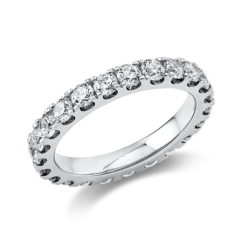 Image 90000090 - Ring 950 Pt Platin, 22 Brillanten 1,87 ct, TW-si, Weite:52 =*=*= Unterkategorie: ...
