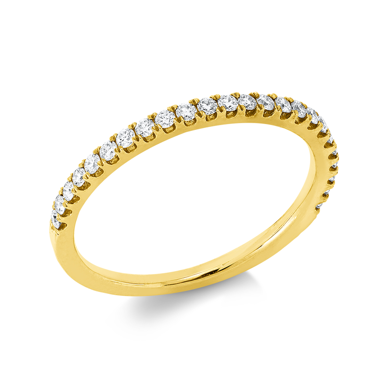 Image 90000135 - Ring 18 kt GG, 24 Brillanten 0,26 ct, TW-si, B:1,7 mm, S:1,4 mm, ...