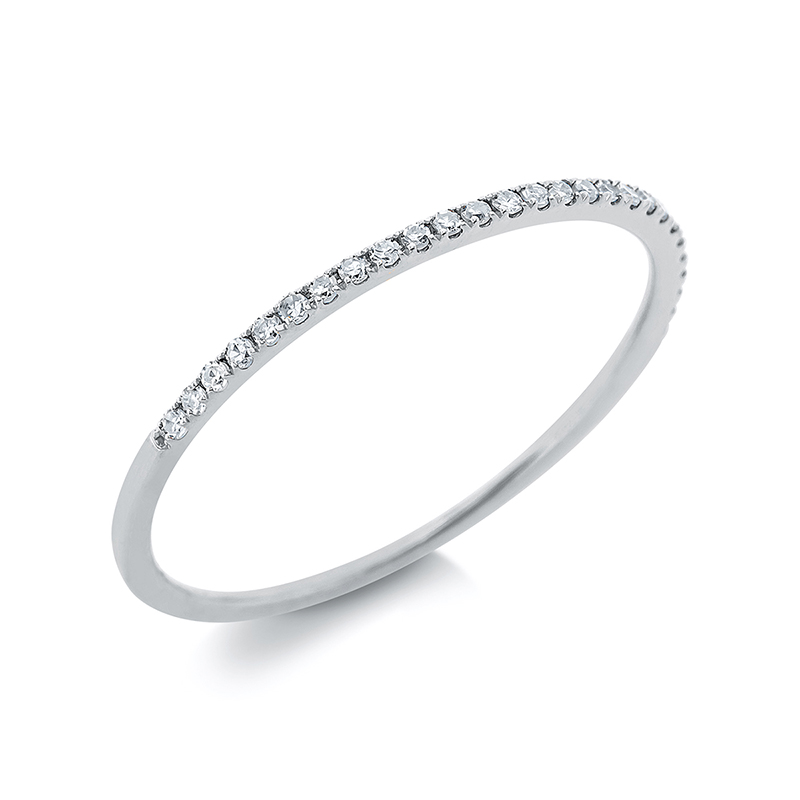 Image 90000142 - Ring 18 kt WG, 27 Diamanten 0,08 ct, TW-si, Weite:53 =*=*= Unterkategorie: Memoire ...