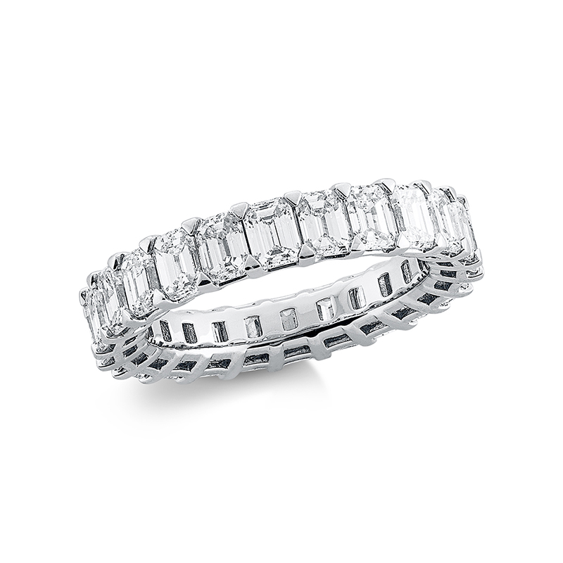 Image 90000496 - Ring 950 Pt Platin, 24 Sm.schliff 5,93 ct, TW-vsi, Weite:57 =*=*= Unterkategorie: ...