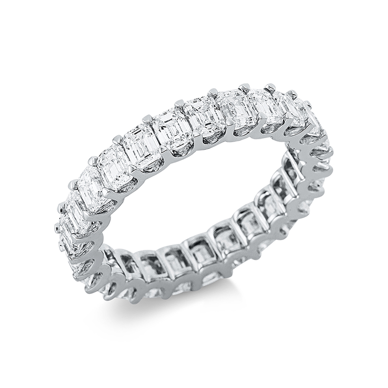 Image 90000499 - Ring 18 kt WG, 25 Sm.schliff 3,61 ct, TW-vsi/si, B:3,8 mm, ...