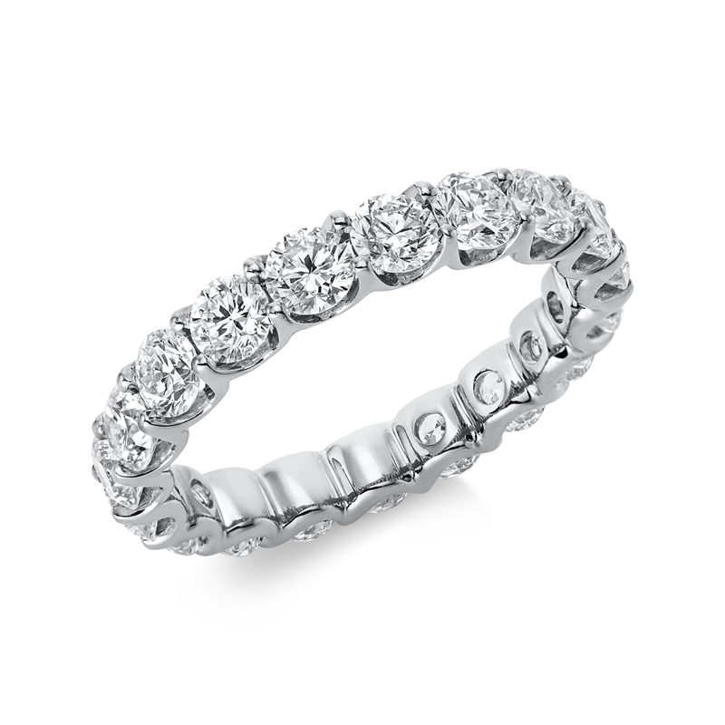 Image 90000500 - Ring 18 kt WG, 19 Brillanten 2,72 ct, TW-vsi/si, B:3,3 mm, ...