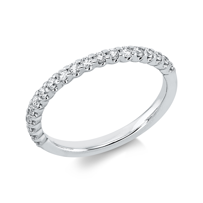 Image 90000503 - Ring 18 kt WG, 19 Brillanten 0,36 ct, TW-si, B:1,9 mm, Weite:54 =*=*= Unterkategorie: ...