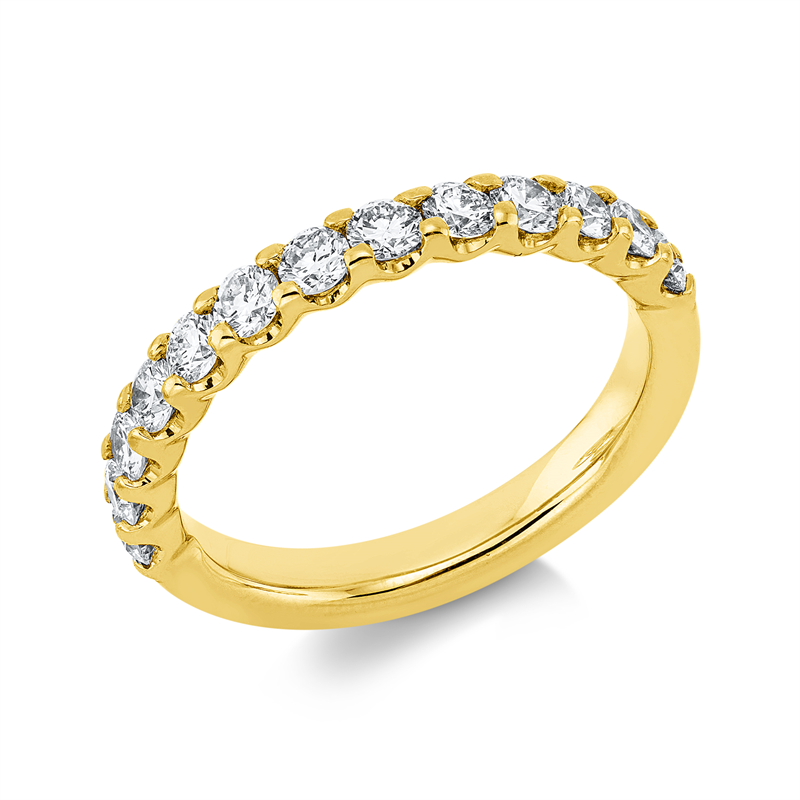 Image 90000506 - Ring 18 kt GG, 13 Brillanten 0,87 ct, TW-si, B:2,8 mm, Weite:54 =*=*= Unterkategorie: ...