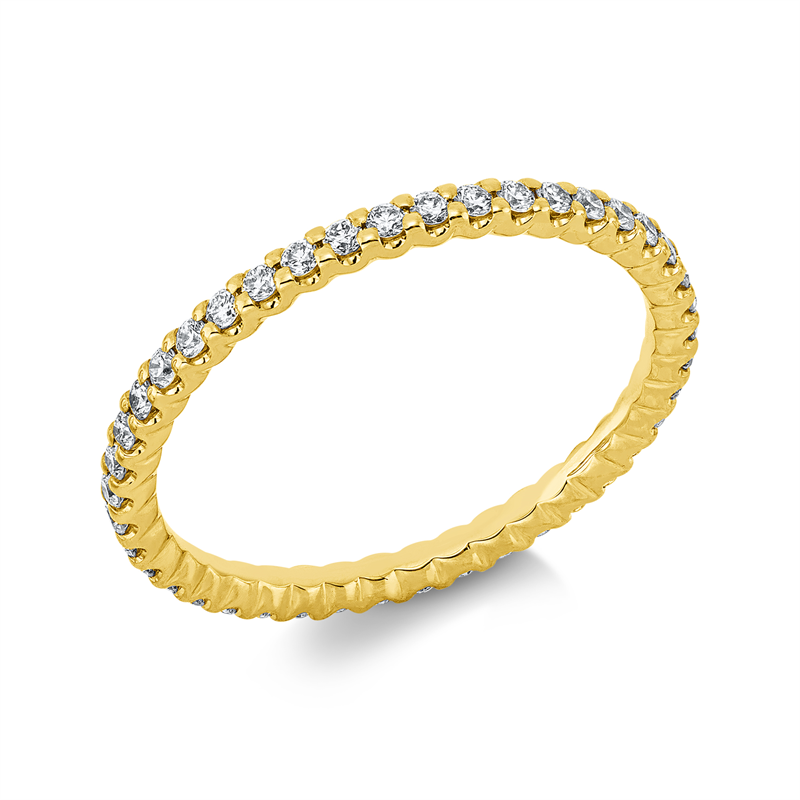 Image 90000512 - Ring 18 kt GG, 42 Brillanten 0,41 ct, TW-si, B:1,7 mm, Weite:54 =*=*= Unterkategorie: ...