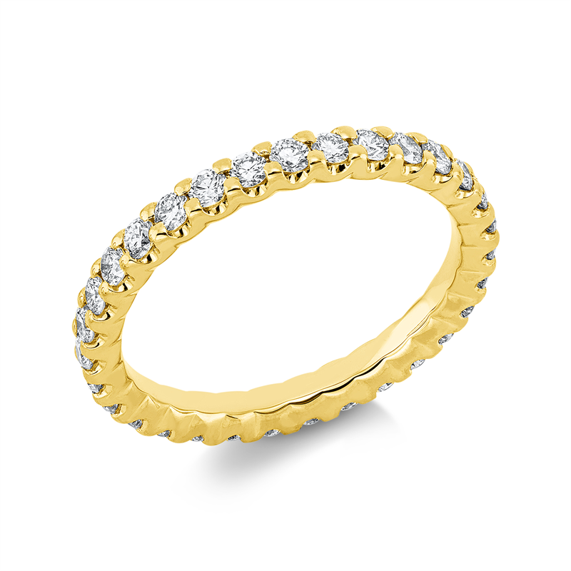 Image 90000516 - Ring 18 kt GG, 31 Brillanten 0,93 ct, TW-si, B:2,4 mm, Weite:54 =*=*= Unterkategorie: ...