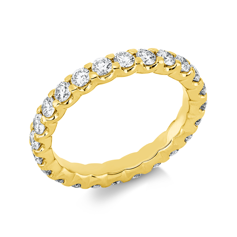 Image 90000518 - Ring 18 kt GG, 24 Brillanten 1,61 ct, TW-si, B:3,0 mm, Weite:54 =*=*= Unterkategorie: ...