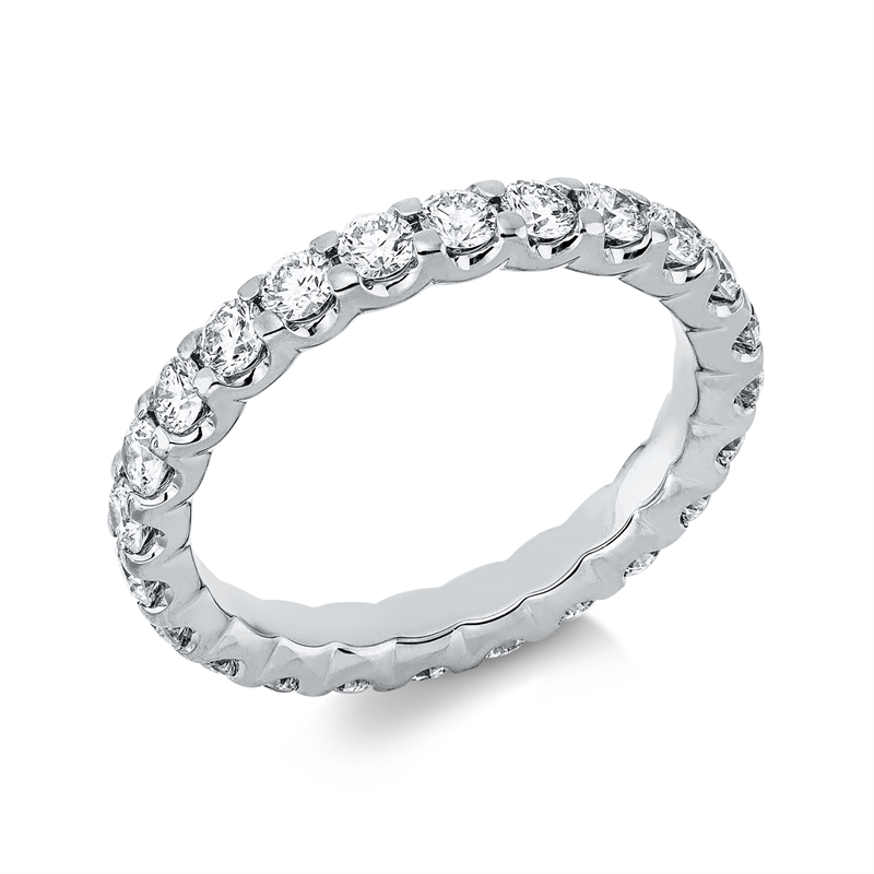 Image 90000519 - Ring 18 kt WG, 24 Brillanten 1,63 ct, TW-si, B:3,0 mm, Weite:54 =*=*= Unterkategorie: ...