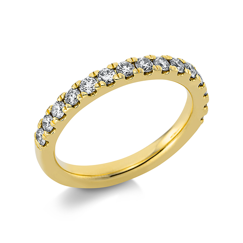 Image 90000581 - Ring 18 kt GG, 15 Brillanten 0,59 ct, TW-si, B:2,7 mm, Weite:50 =*=*= Unterkategorie: ...