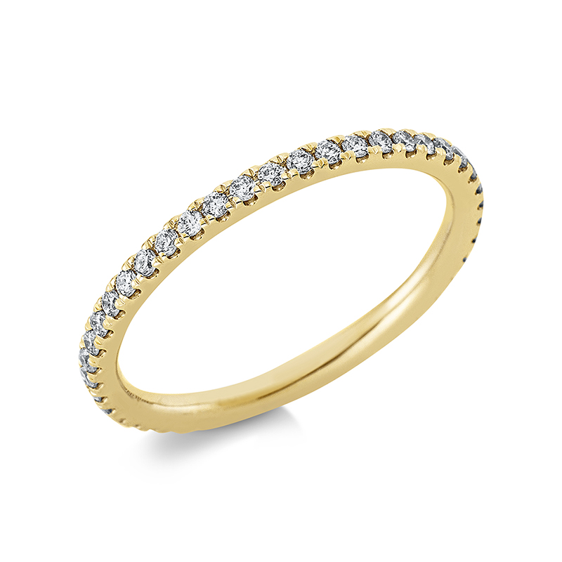 Image 90000709 - Ring 18 kt GG, 44 Brillanten 0,40 ct, TW-si, B:1,7 mm, Weite:56 =*=*= Unterkategorie: ...