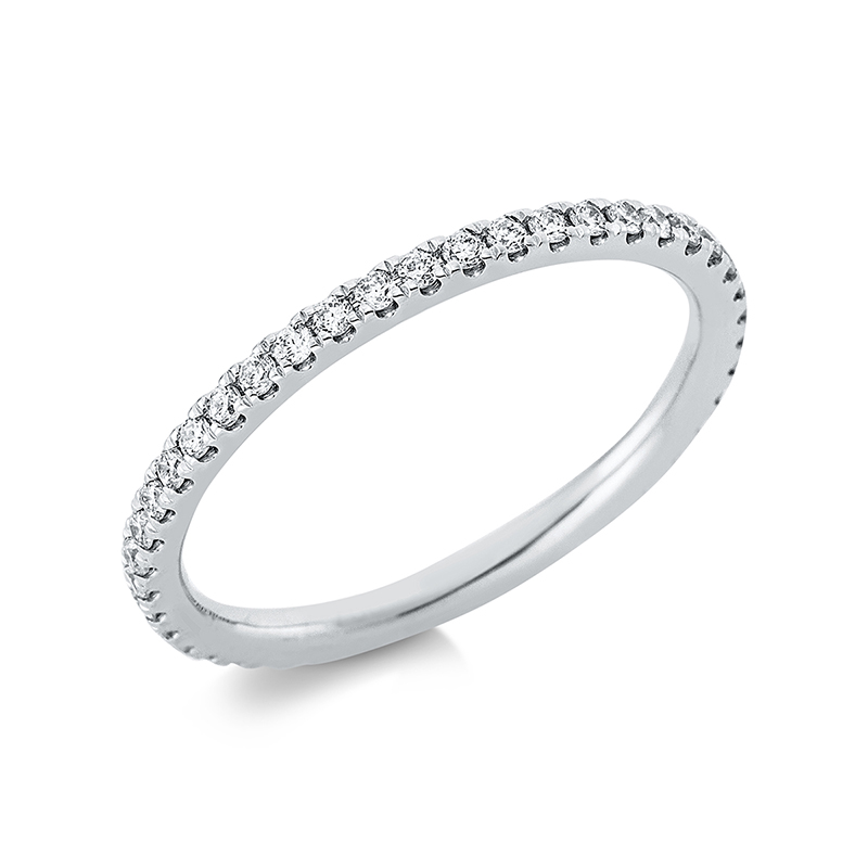 Image 90000720 - Ring 18 kt WG, 44 Brillanten 0,40 ct, TW-si, B:1,7 mm, Weite:56 =*=*= Unterkategorie: ...