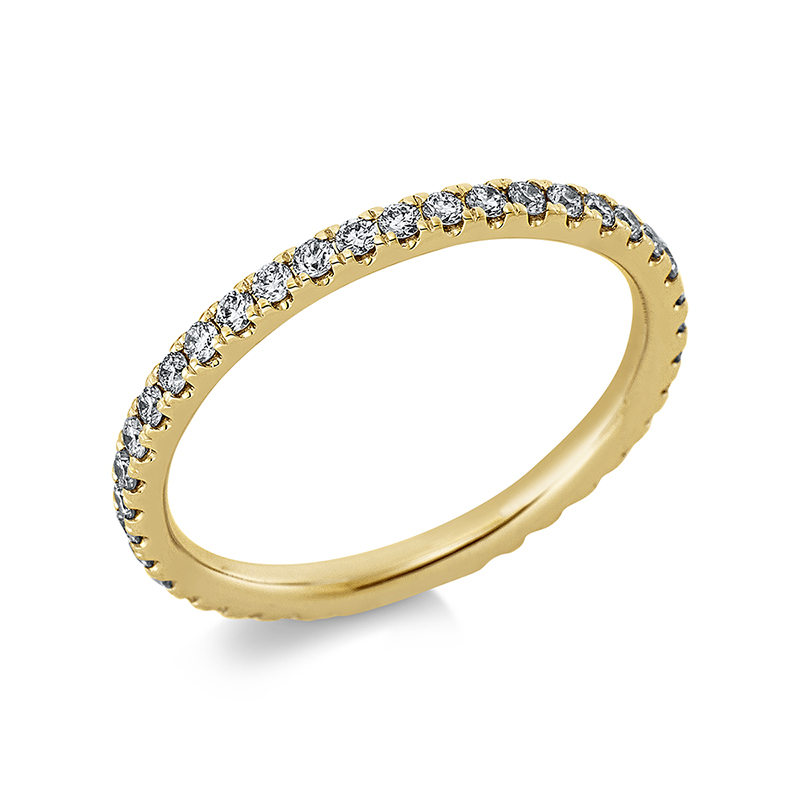 Image 90000722 - Ring 18 kt GG, 39 Brillanten 0,47 ct, TW-si, B:1,9 mm, Weite:54 =*=*= Unterkategorie: ...