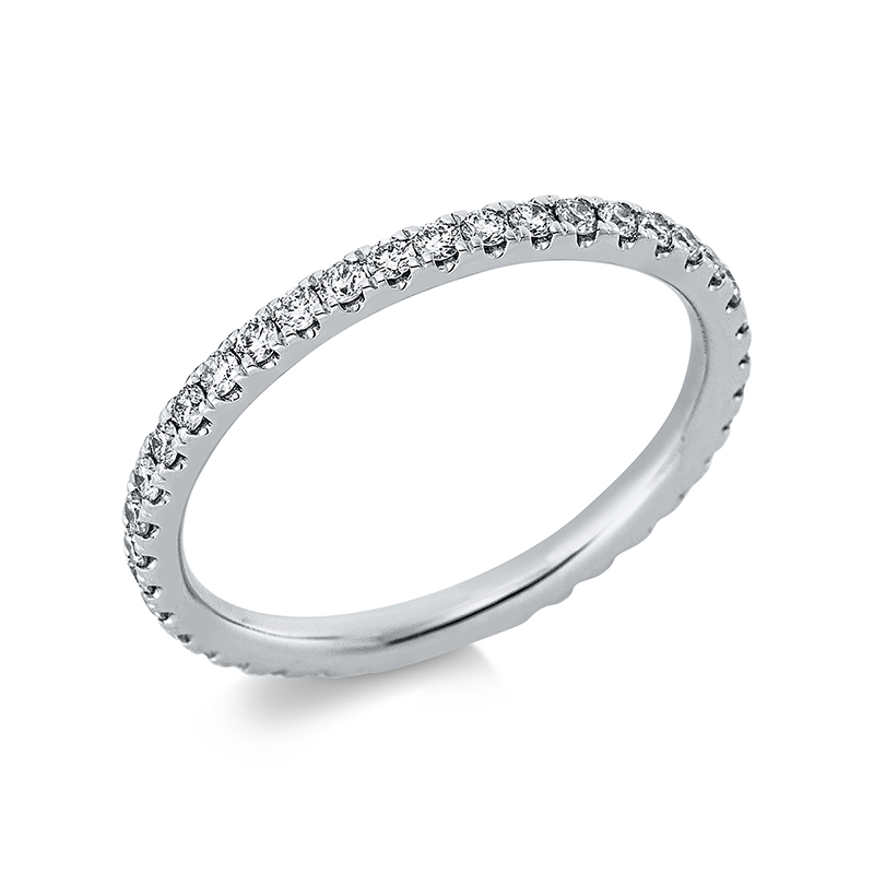 Image 90000731 - Ring 18 kt WG, 40 Brillanten 0,50 ct, TW-si, B:1,9 mm, Weite:56 =*=*= Unterkategorie: ...