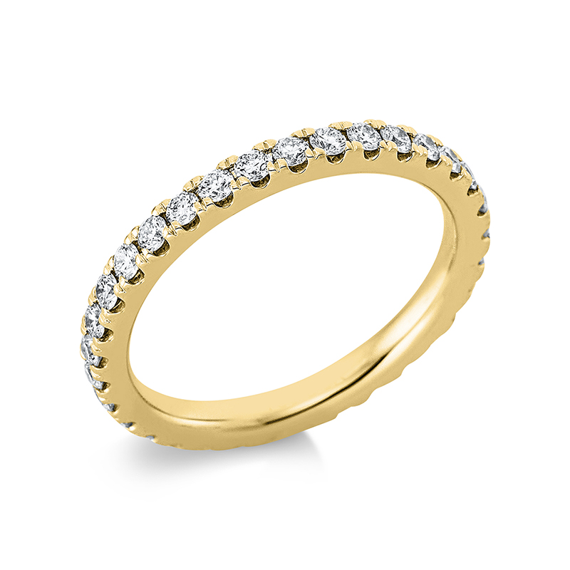 Image 90000764 - Ring 18 kt GG, 33 Brillanten 0,84 ct, TW-si, B:2,4 mm, Weite:56 =*=*= Unterkategorie: ...