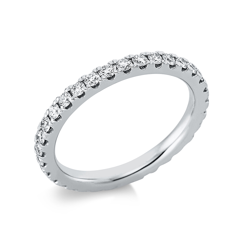 Image 90000775 - Ring 18 kt WG, 33 Brillanten 0,83 ct, TW-si, B:2,4 mm, Weite:56 =*=*= Unterkategorie: ...