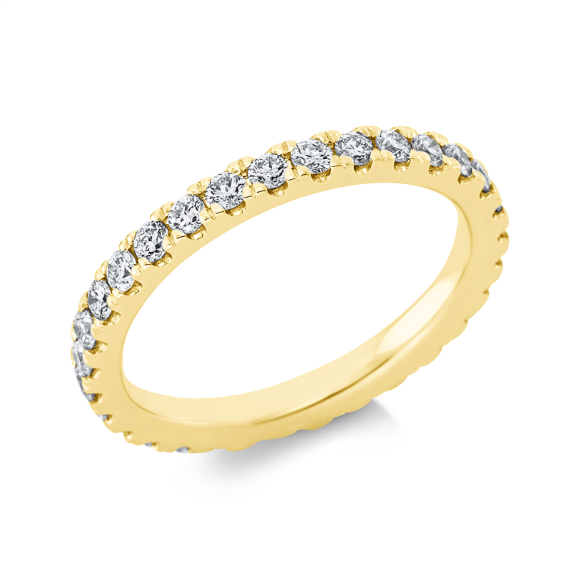 Image 90000783 - Ring 18 kt GG, 32 Brillanten 0,91 ct, TW-si, B:2,5 mm, Weite:56 =*=*= Unterkategorie: ...