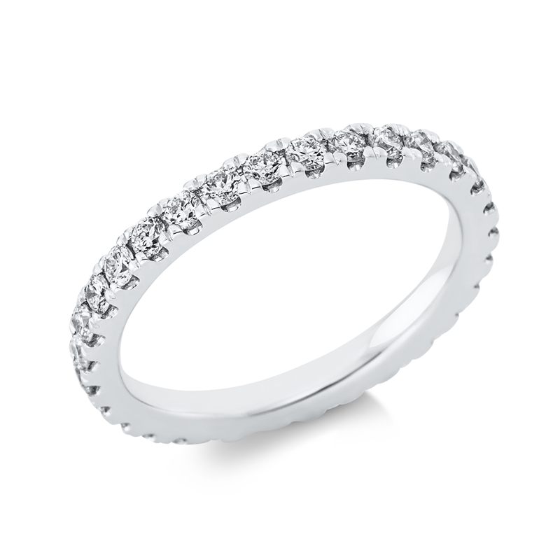 Image 90000792 - Ring 18 kt WG, 30 Brillanten 0,90 ct, TW-si, B:2,5 mm, Weite:54 =*=*= Unterkategorie: ...