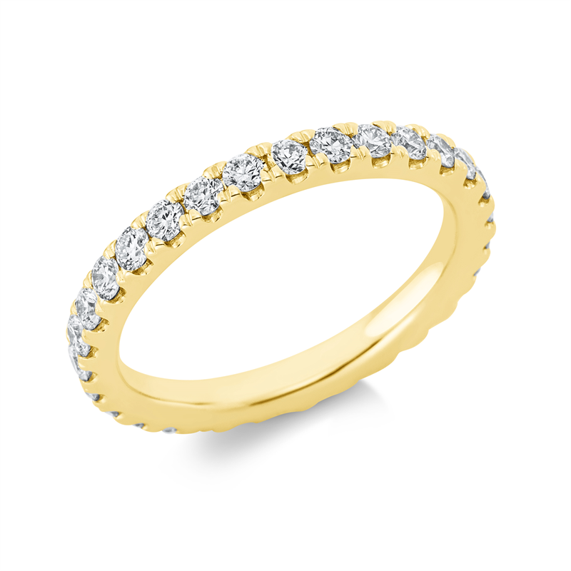 Image 90000798 - Ring 18 kt GG, 30 Brillanten 1,04 ct, TW-si, B:2,6 mm, Weite:56 =*=*= Unterkategorie: ...