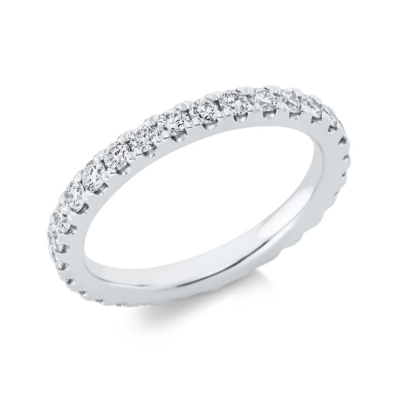Image 90000808 - Ring 18 kt WG, 30 Brillanten 1,04 ct, TW-si, B:2,6 mm, Weite:56 =*=*= Unterkategorie: ...