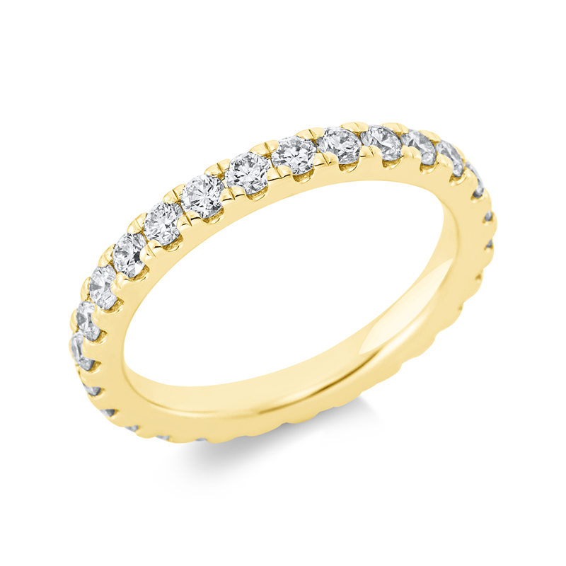Image 90000816 - Ring 18 kt GG, 28 Brillanten 1,29 ct, TW-si, B:2,7 mm, Weite:56 =*=*= Unterkategorie: ...