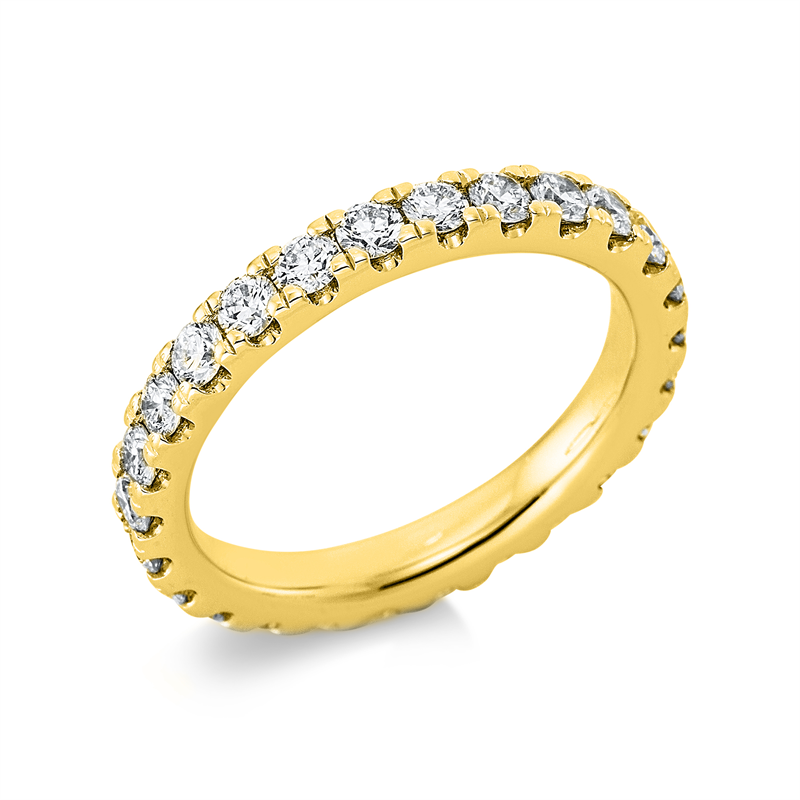 Image 90000851 - Ring 18 kt GG, 25 Brillanten 1,47 ct, TW-si, B:3,0 mm, Weite:54 =*=*= Unterkategorie: ...