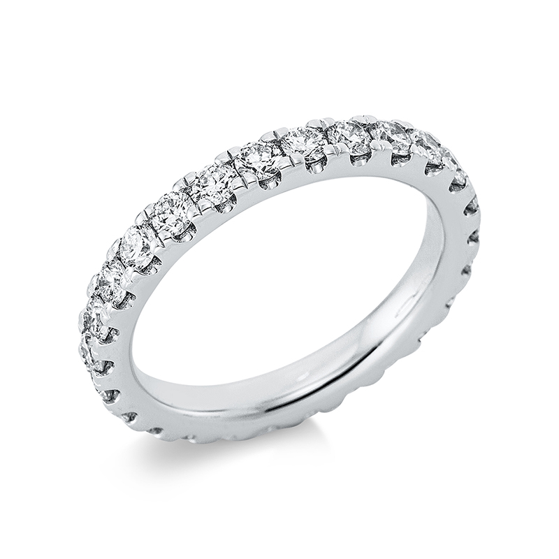Image 90000862 - Ring 18 kt WG, 26 Brillanten 1,58 ct, TW-si, B:3,0 mm, Weite:56 =*=*= Unterkategorie: ...