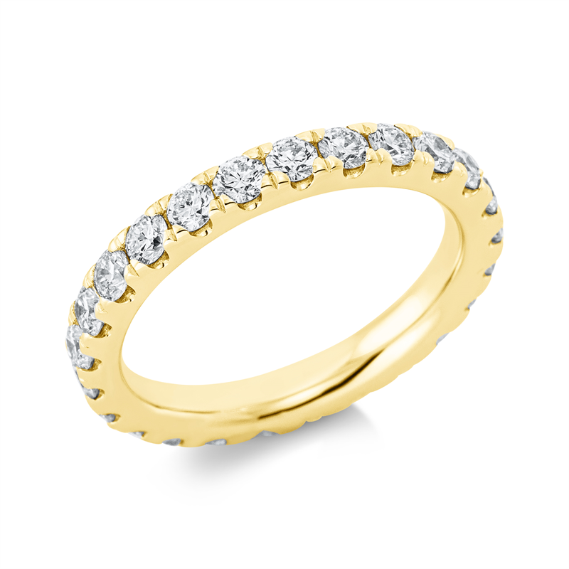 Image 90000870 - Ring 18 kt GG, 25 Brillanten 1,73 ct, TW-si, B:3,0 mm, Weite:56 =*=*= Unterkategorie: ...