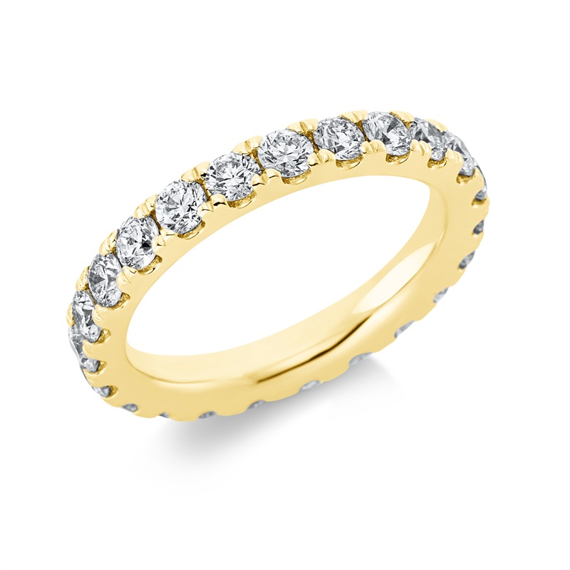 Image 90000889 - Ring 18 kt GG, 23 Brillanten 2,03 ct, TW-si, B:3,1 mm, Weite:56 =*=*= Unterkategorie: ...
