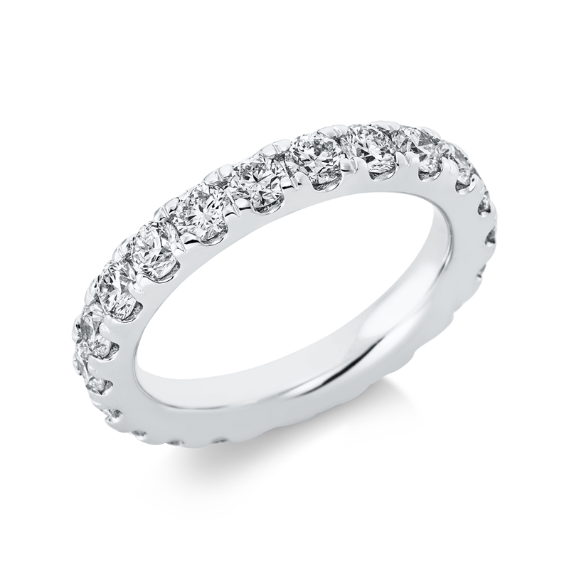 Image 90000917 - Ring 18 kt WG, 22 Brillanten 2,46 ct, TW-si, B:3,5 mm, Weite:56 =*=*= Unterkategorie: ...
