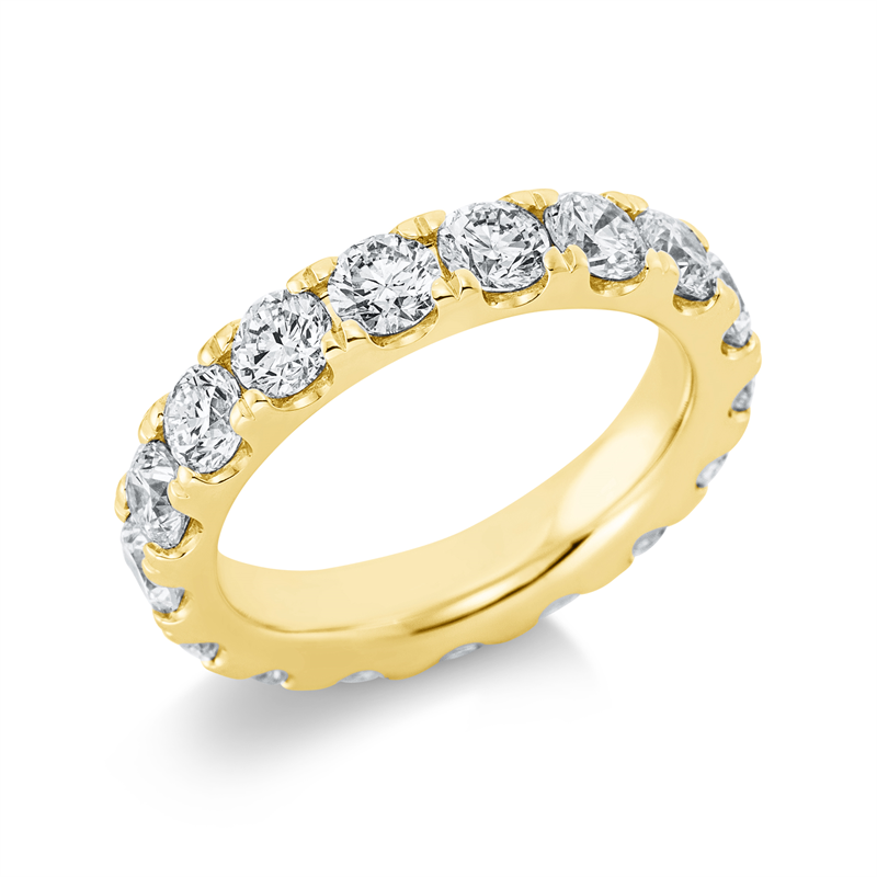 Image 90000964 - Ring 18 kt GG, 17 Brillanten 4,06 ct, TW-si, B:4,3 mm, Weite:56 =*=*= Unterkategorie: ...
