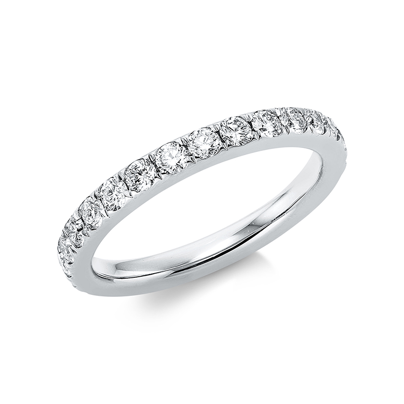 Image 90001021 - Ring 18 kt WG, 28 Brillanten 1,10 ct, TW-si, B:2,6 mm, Weite:54 =*=*= Unterkategorie: ...