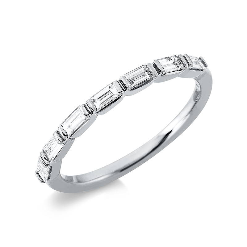 Image 90001088 - Ring 18 kt WG, 7 Baguette 0,34 ct, TW-vsi, Weite:52 =*=*= Unterkategorie: Baguette, ...