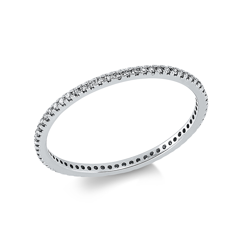Image 90001204 - Ring 18 kt WG, 64 Brillanten 0,20 ct, W-si, Weite:54 =*=*= Unterkategorie: Memoire ...