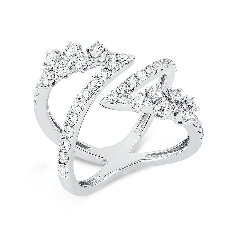 Image 90001233 - Ring 18 kt WG, 42 Brillanten 1,17 ct, TW-si, B:16,0 mm, Weite:54 =*=*= Unterkategorie: ...