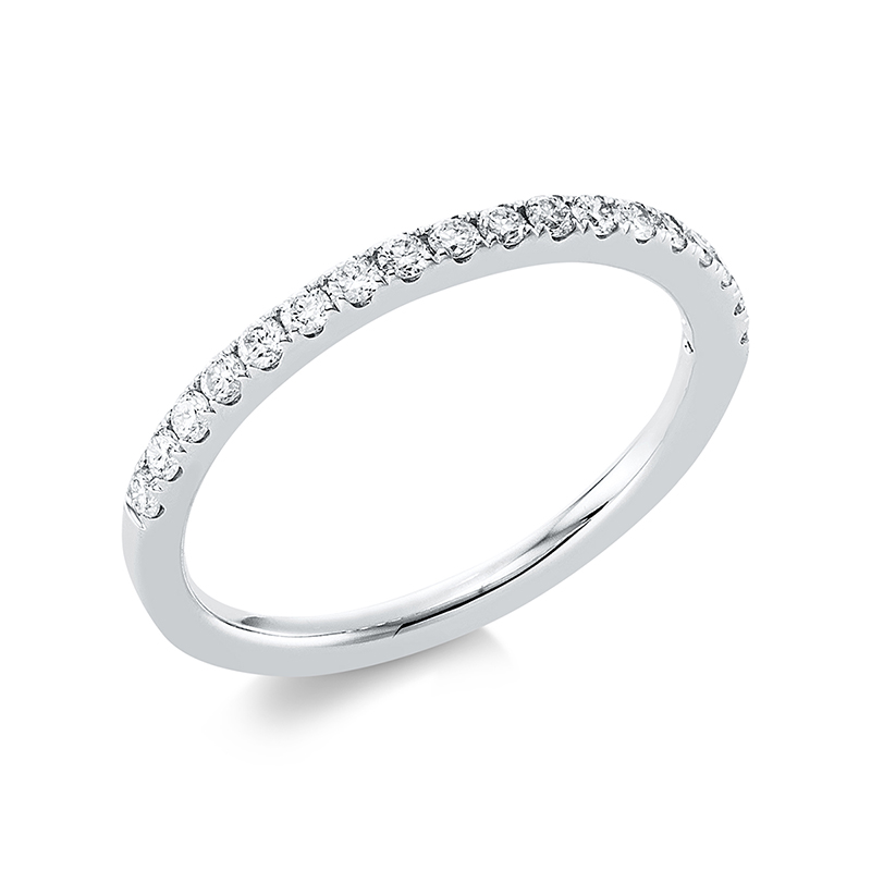 Image 90001253 - Ring 18 kt WG, 18 Brillanten 0,29 ct, TW-si, Weite:52 =*=*= Unterkategorie: Memoire ...