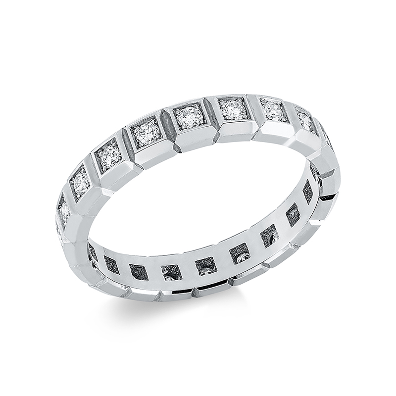 Image 90001267 - Ring 18 kt WG, 20 Brillanten 0,41 ct, TW-si, Weite:54 =*=*= Unterkategorie: Memoire ...
