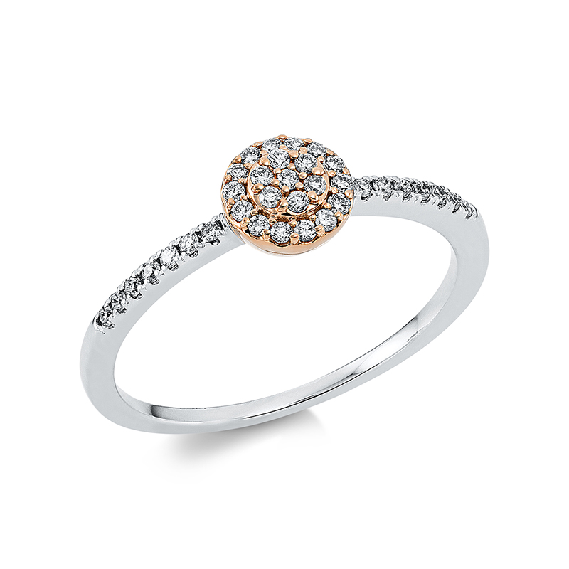 Image 90001289 - Ring 18 kt WG RG, 35 Brillanten 0,17 ct, TW-si, Ø:5,8 mm, ...