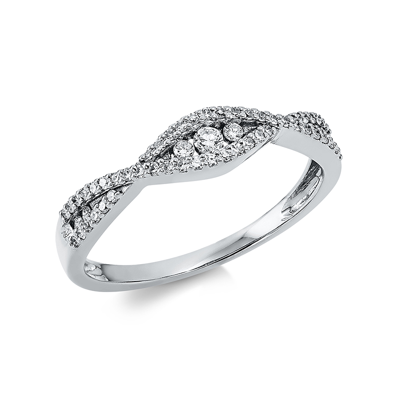 Image 90001296 - Ring 18 kt WG, 57 Brillanten 0,20 ct, TW-si, Weite:54 =*=*= Unterkategorie: Modern ...