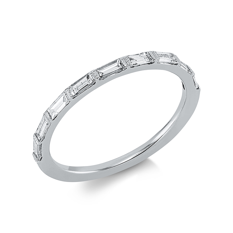 Image 90001319 - Ring 18 kt WG, 9 Baguette 0,38 ct, TW-vsi, Weite:52 =*=*= Unterkategorie: Baguette, ...