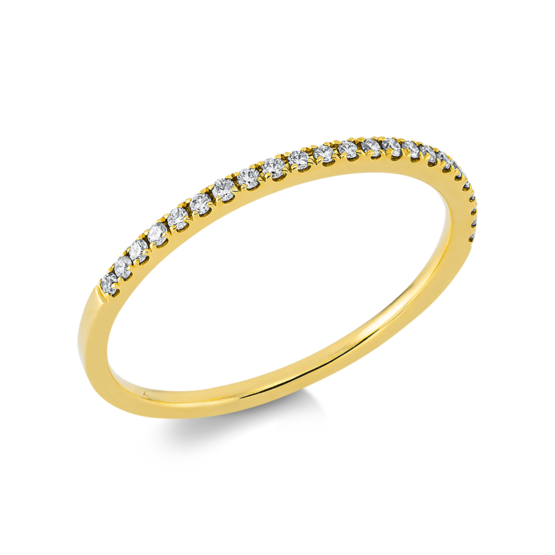 Image 90001356 - Ring 18 kt GG, 23 Brillanten 0,10 ct, TW-si, Weite:52 =*=*= Unterkategorie: Memoire ...