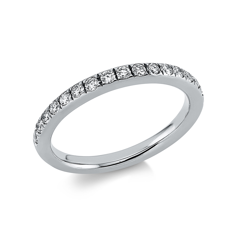 Image 90001404 - Ring 18 kt WG, 17 Brillanten 0,35 ct, TW-si, Weite:54 =*=*= Unterkategorie: Memoire ...