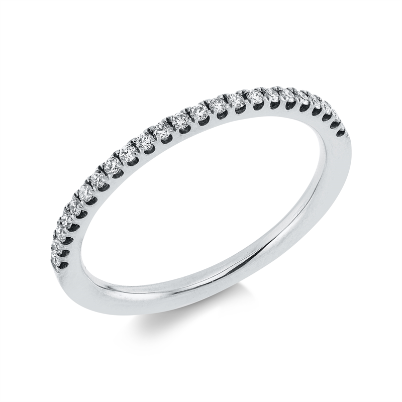 Image 90001407 - Ring 18 kt WG, 23 Brillanten 0,16 ct, TW-si, Weite:54 =*=*= Unterkategorie: Memoire ...